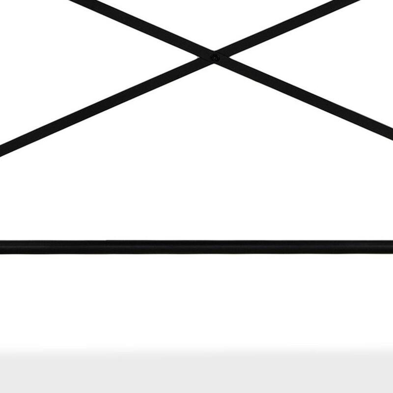 HomeRoots 41" Black Natural And White Wood and Iron Vanity Table With Mirror And Lights