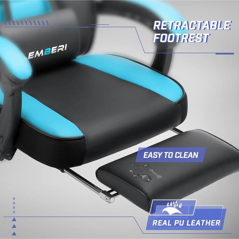 BOSSIN Racing Style Gaming Chair,300 lbs Big and Tall gamer chair High Back Computer Chair
