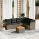 Option Grey-3x corner+table+3x middle