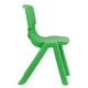 preview thumbnail 10 of 33, 4 Pack Plastic Stack School Chair with 15.5"H Seat, 3rd-7th School Chair