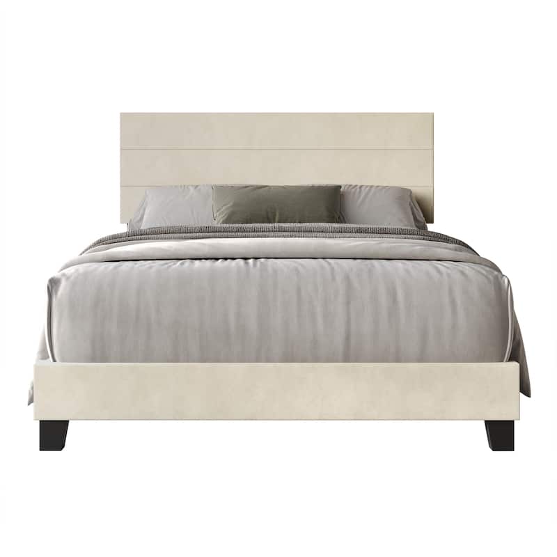 Clayfell Vallejo Upholstered Panel Bed