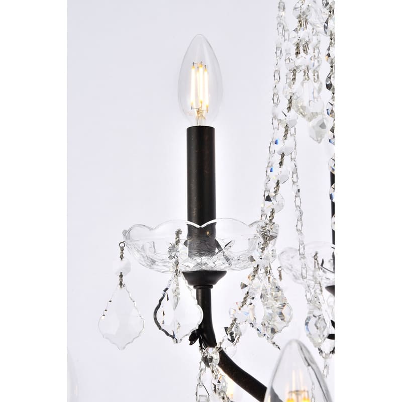 Fleur Illumination 24 light Dark Bronze Chandelier