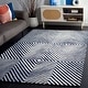 preview thumbnail 4 of 30, SAFAVIEH Handmade Ebony Dyrfinna Modern Wool Rug