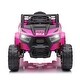 preview thumbnail 14 of 33, 12V Kids Ride On Electric Toy Car with Safety Belt, Black+Red