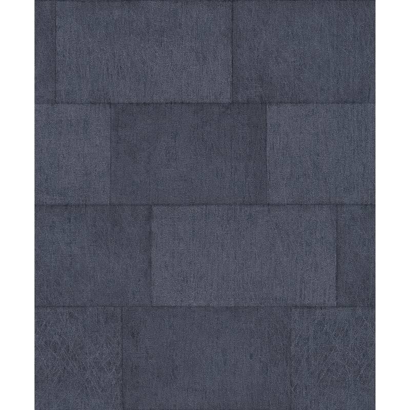 Advantage Lyell Dark Blue Stone Wallpaper