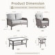 preview thumbnail 35 of 56, XIZZI Outdoor Patio Furniture Wicker Sofa Swivel Chair Set