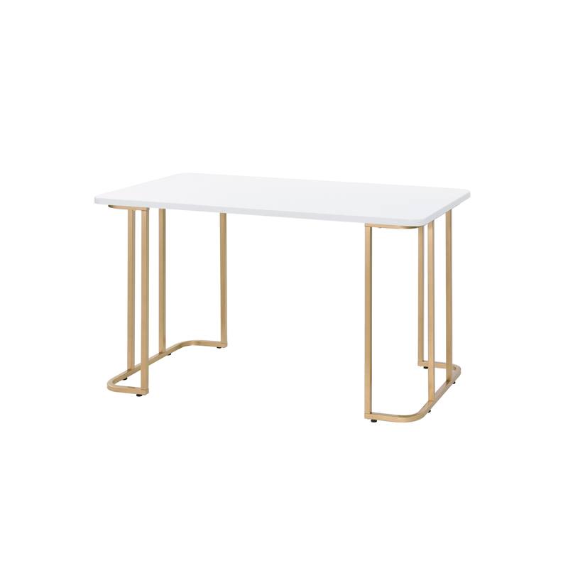 Versatile Metal and Wood Writing Desk for Efficient Work and Study