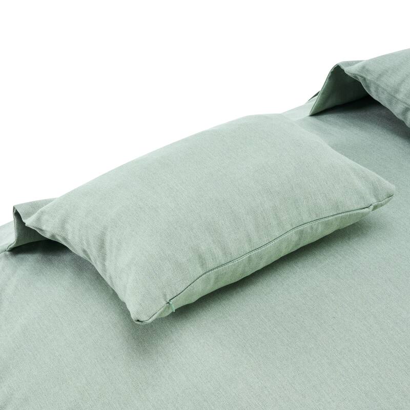 Christopher Knight Home - Lemoore Casual Outdoor Upholstered Bean Bag Daybed