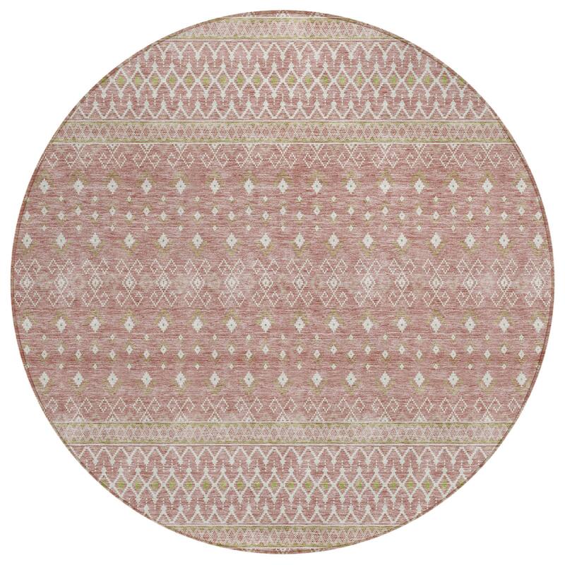 HomeRoots Tribal Transitional Rectangle Outdoor Rug
