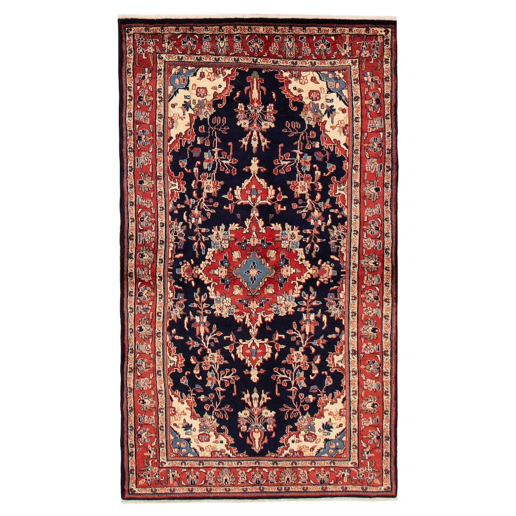 Anadol Navy Rug 4'1" x 7'1" - 4'1 x 7'1