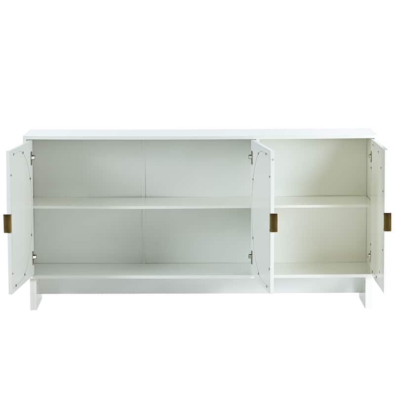Storage Cabinet with Adjustable Shelves - N/A