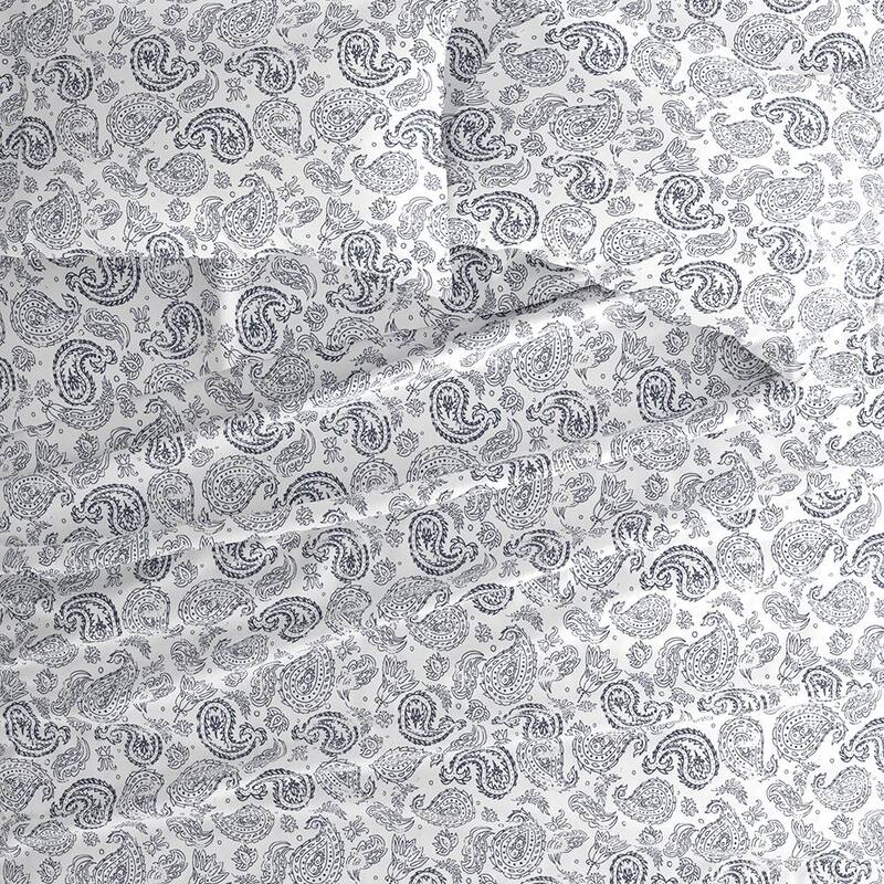 Becky Cameron Double Brushed Printed 4pc Deep Pocket Bedsheet Sets