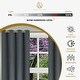 preview thumbnail 137 of 191, Classic Modern Solid Blackout Curtain Set by Miranda Haus