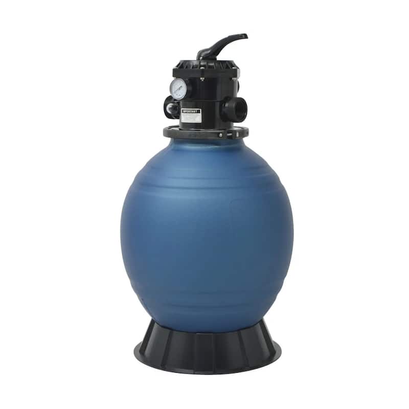18-Inch Top Mount Swimming Pool Sand Filter with 6-Way Valve - 18"
