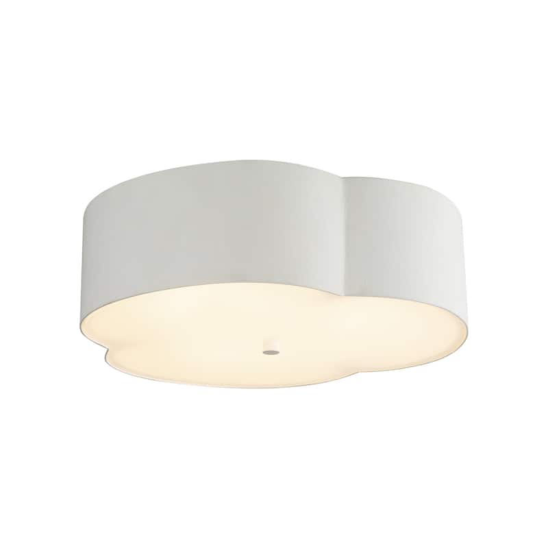 Alora Lighting FM566314 Adella 3 Light 14" Wide Flush Mount Drum