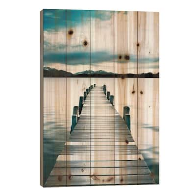 Jetty Print On Wood by Danita Delimont - Multi-Color