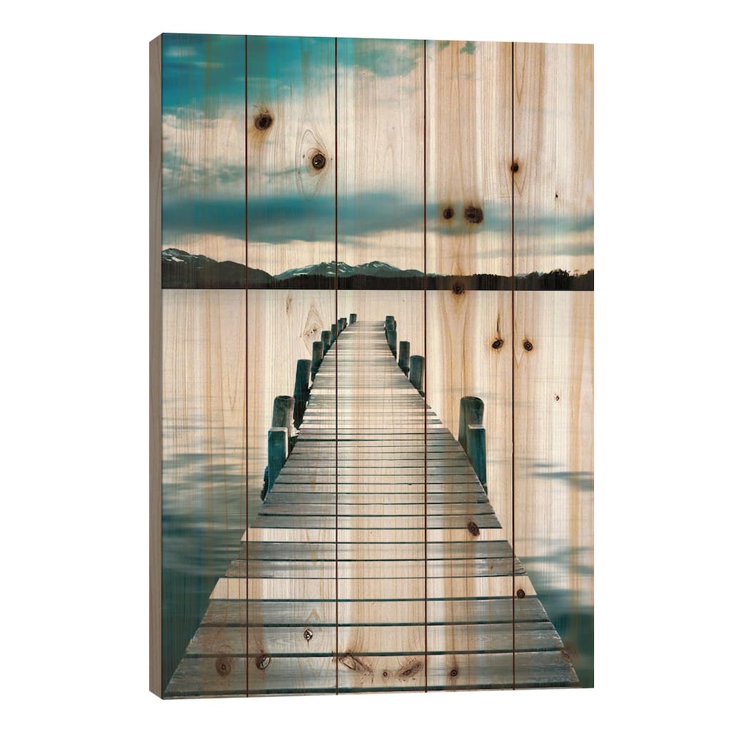 Jetty Print On Wood by Danita Delimont - Multi-Color
