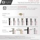 preview thumbnail 10 of 11, STYLISH 20 1/4 inch Rectangular Undermount Porcelain Bathroom Sink with two Overflow Finishes included - 20 1/4" x 16" x 6 1/4"