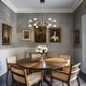 preview thumbnail 4 of 7, Modern Contemporary 12-Light Black Gold LED Chandelier Metal Wheel Pendant Lights for Dining Room - 23.5" D x 12.5" H