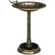 preview thumbnail 2 of 6, Outsunny 28" Antique Bird Bath with Planter Pedestal, Vintage Decorative Birdbath Bird Feeder Bowl, Decoration Yard Statue