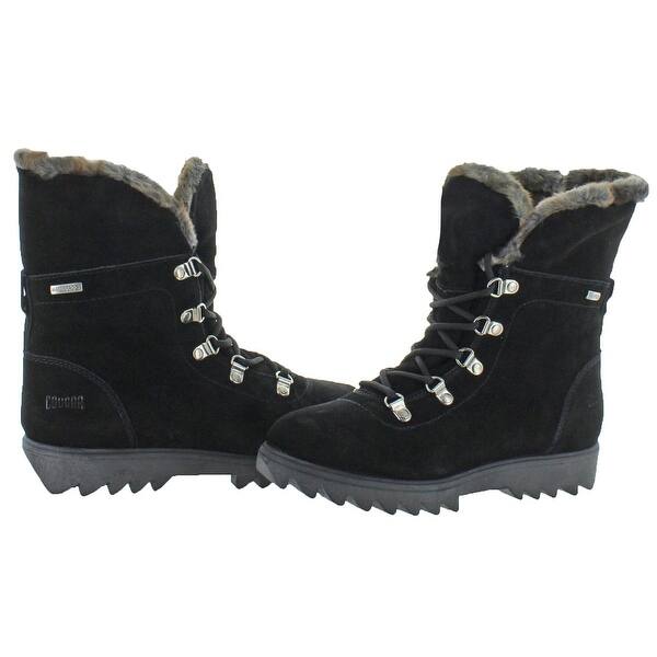 Shop Cougar Women S Zag Leather Waterproof Fold Over Winter Snow Boots Overstock 25441982