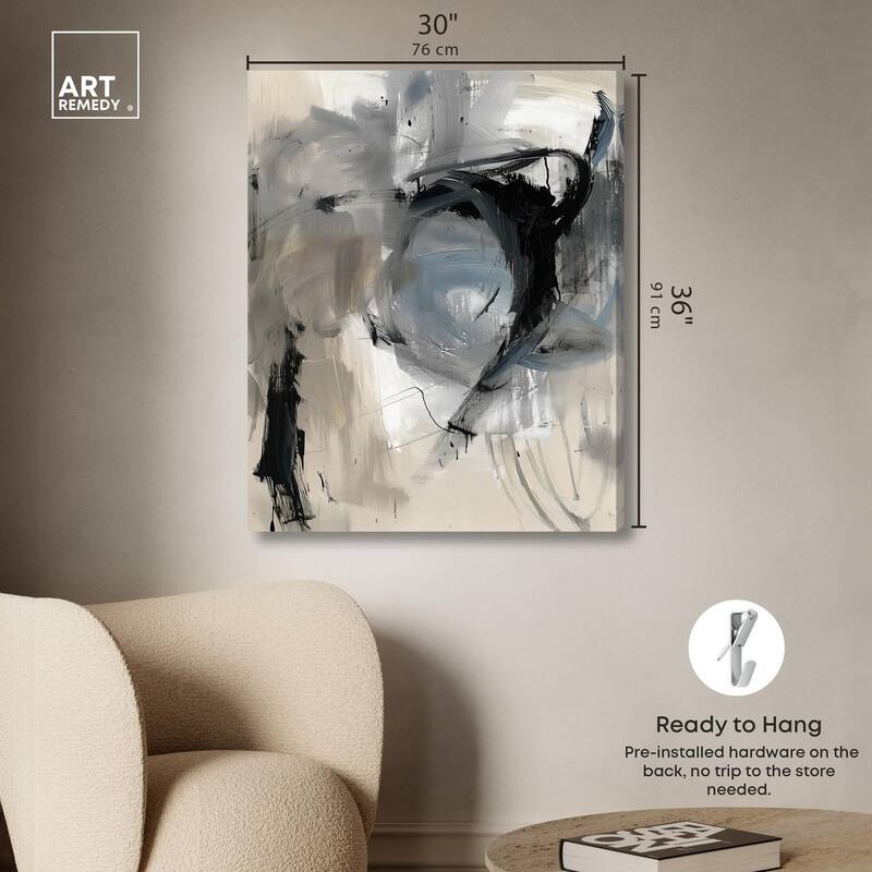 Scribbled Energy II Canvas by Art Remedy, Gallery Wrapped