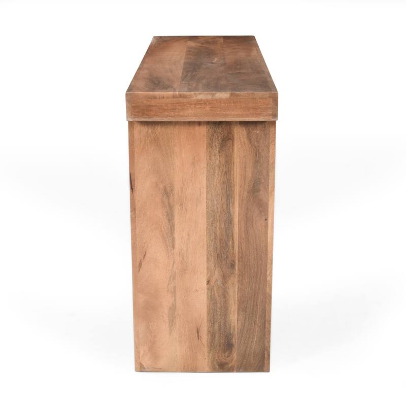 45" Thickened Farmhouse Mango Wood Console Table