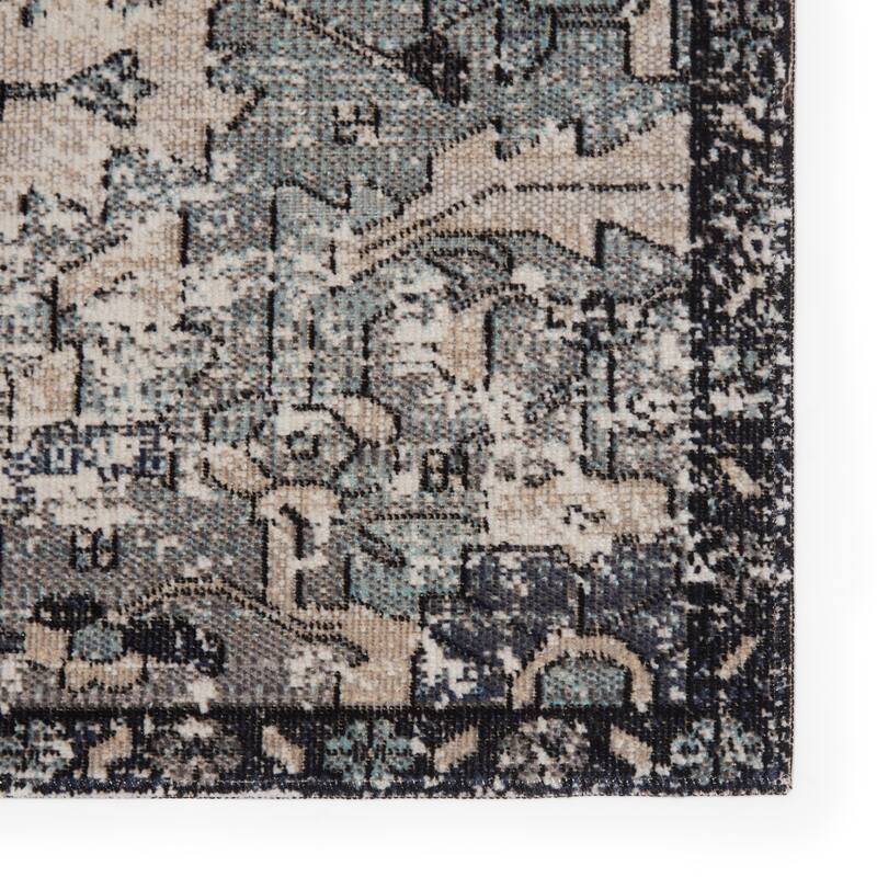 Zandra Indoor/ Outdoor Medallion Area Rug