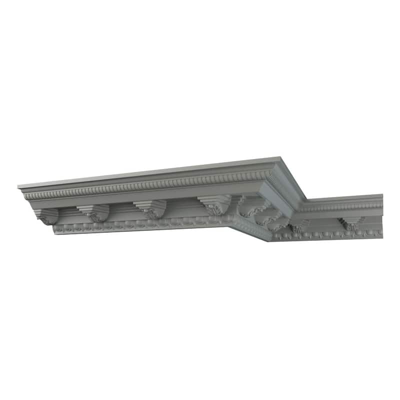 4 3/4"H x 6 5/8"P x 8 1/4"F x 96"L Arianna Crown Moulding - 1-Pack