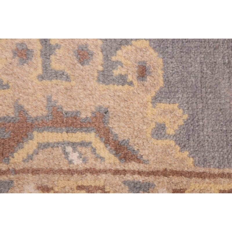 ECARPETGALLERY Hand-knotted Royal Oushak Grey Wool Rug - 6'1 x 8'9