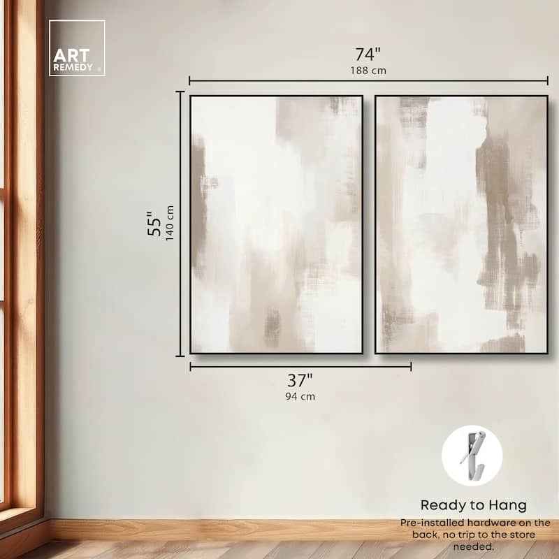 Winter Mist II Canvas Set of 2 by Art Remedy