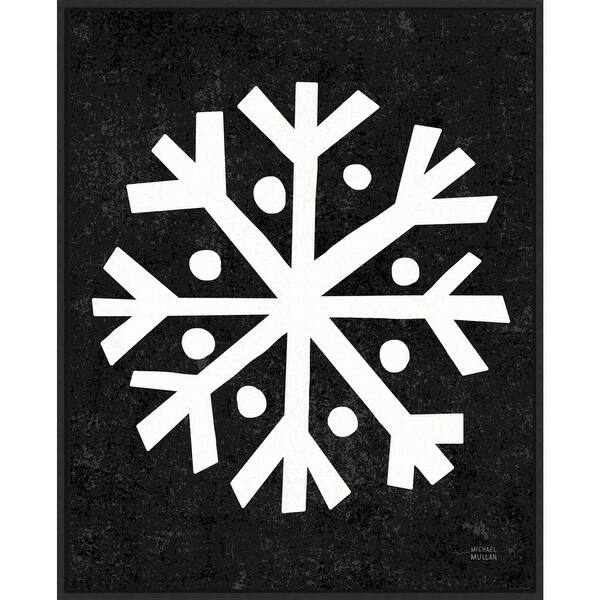 snowflake framed picture