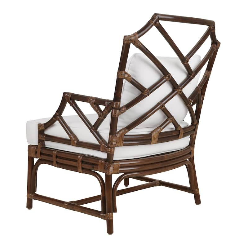 NPD Furniture Kara Rattan Accent Arm Chair