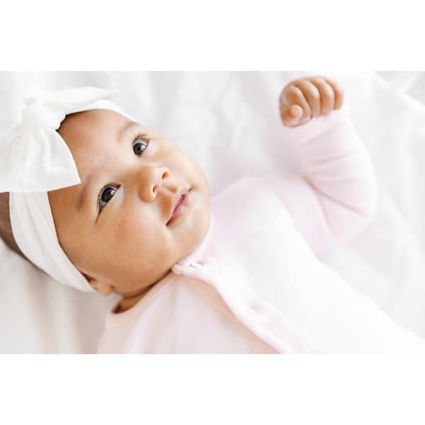 slide 2 of 21, Baby BlingĀ® Classic Knot Headband Pink