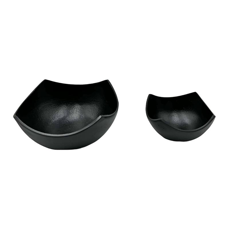 Set of 2 Decorative Handmade Aluminum Modern Bowl - Set of 2