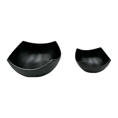 Set of 2 Decorative Handmade Aluminum Modern Bowl - Set of 2