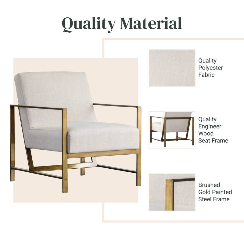 NPD Furniture Francis Arm Chair - shortbread