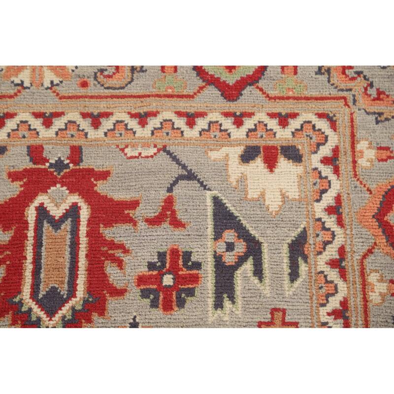 Kazak Area Rug Handmade Bedroom Wool Carpet - 4'9" x 6'10"