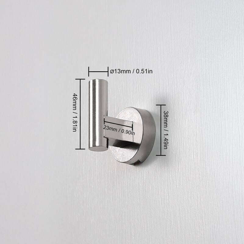 Lumi Home Furnishings Modern Wall Single Hook