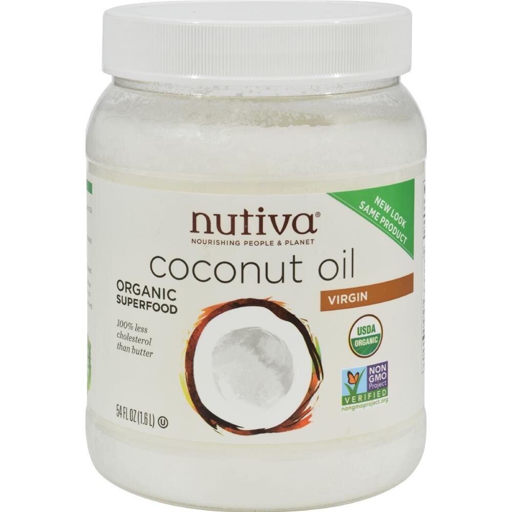Shop Nutiva Extra Virgin Coconut Oil 1 54 Fz Overstock 16172963