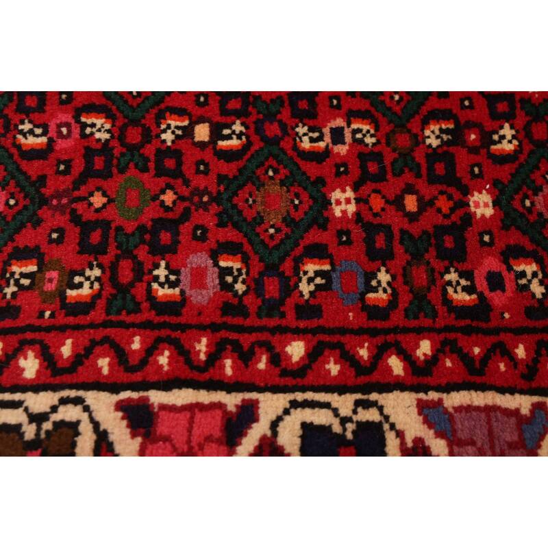 ECARPETGALLERY Hand-knotted Andelz Red Wool Rug - 2'11 x 9'7