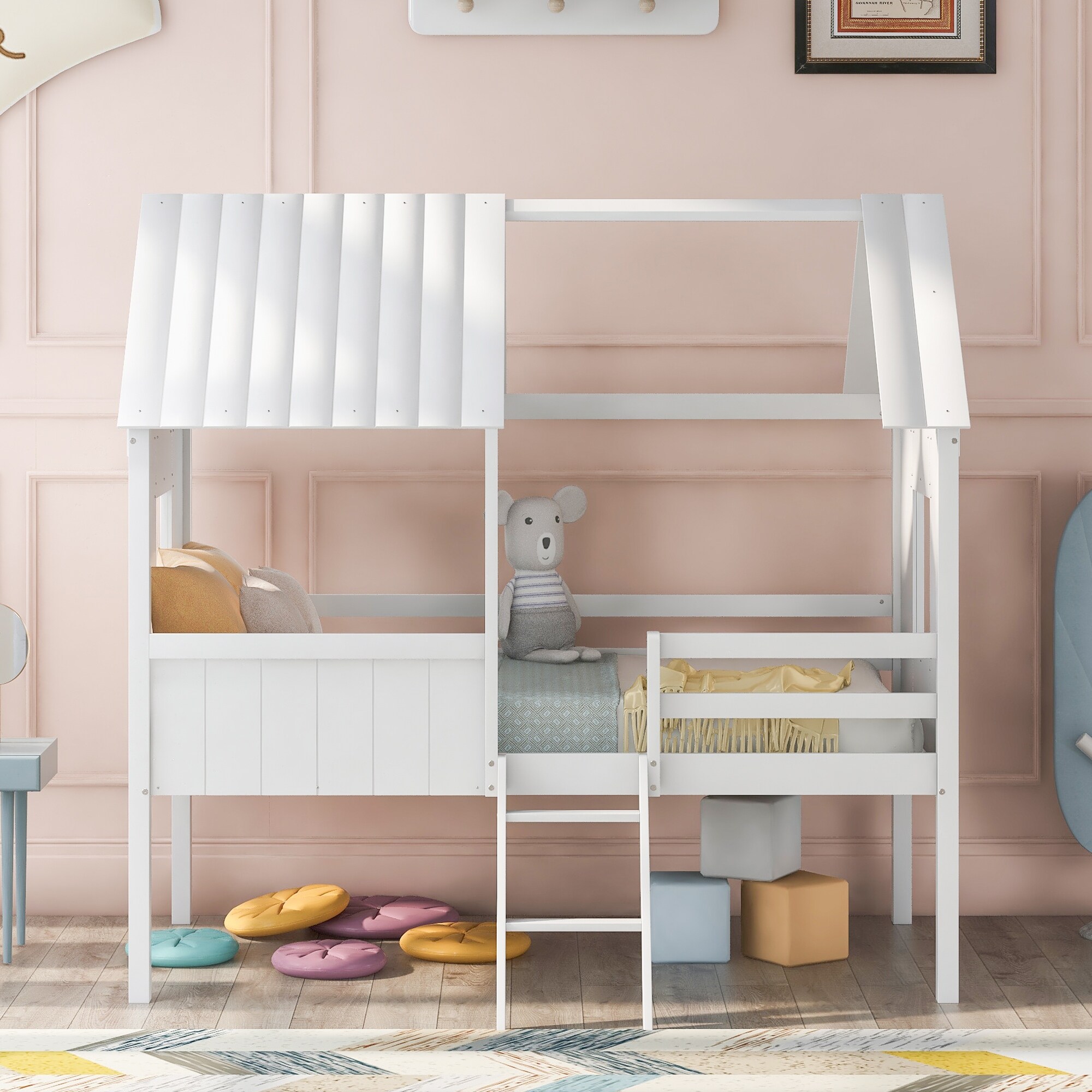 Solid wood kids bedroom set hotsell