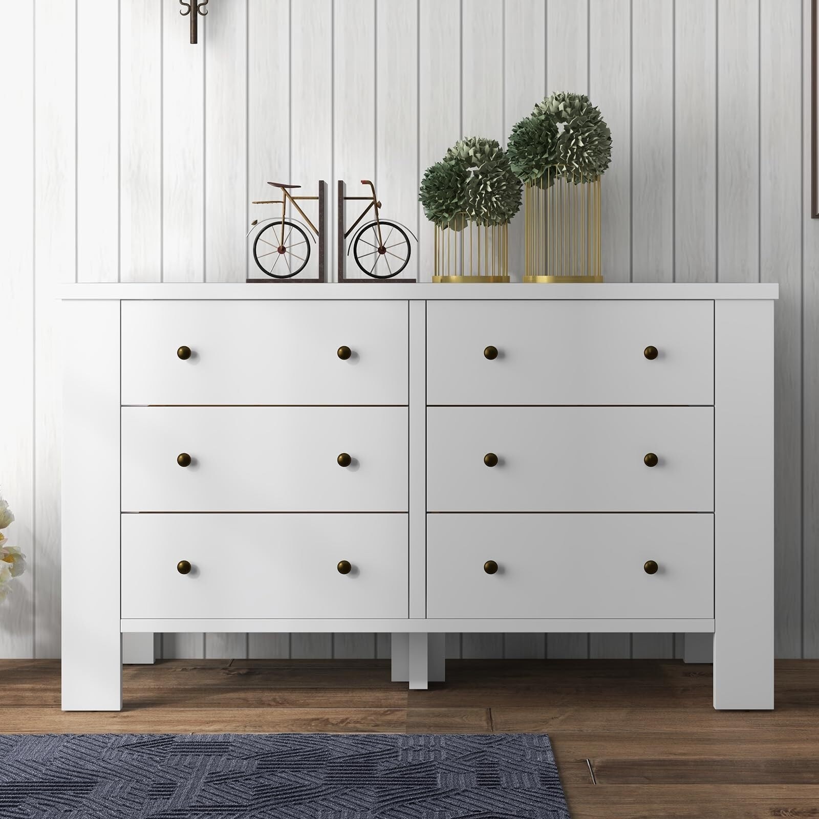 Natural Finish Double Dresser Dressers Bed Bath Beyond