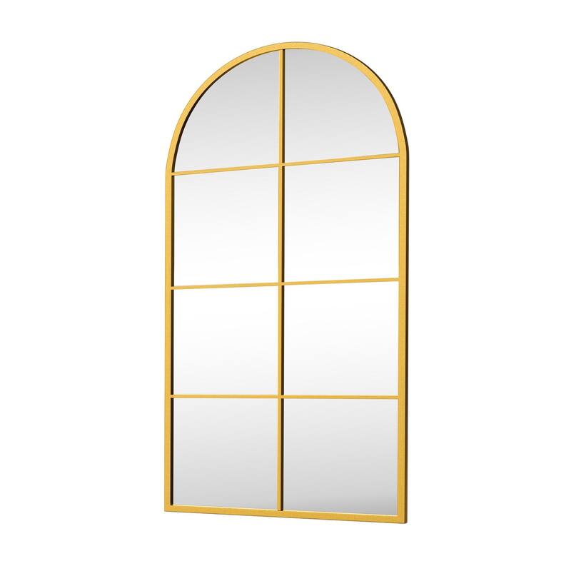 Window Mirror Arch Mirror Iron Mirror Wall Mirror - 55*28