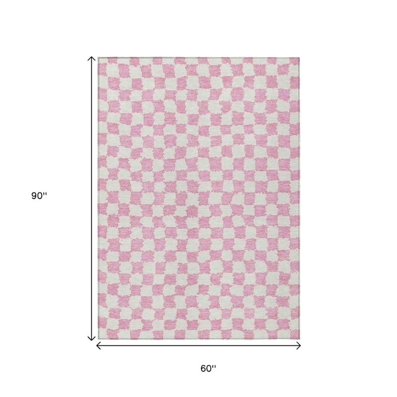 HomeRoots Geometric Transitional Rectangle Outdoor Rug