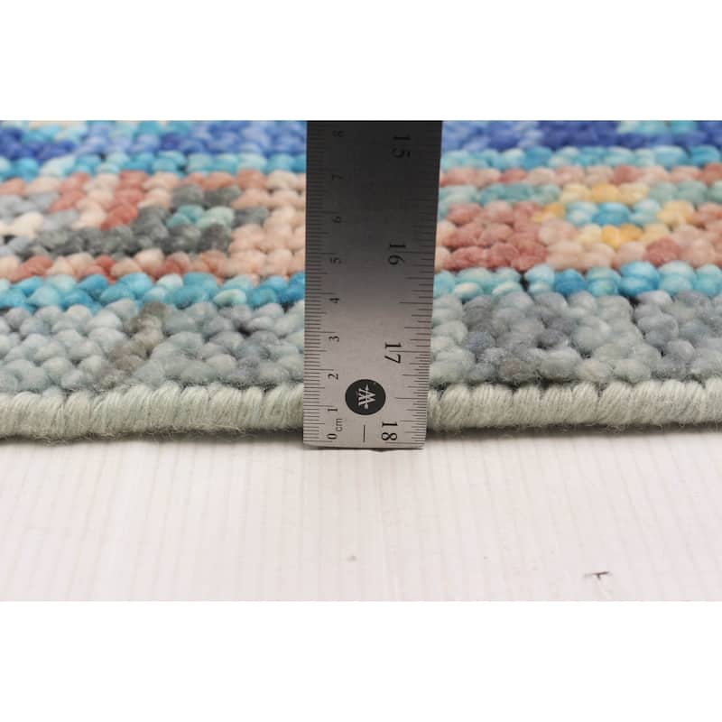 ECARPETGALLERY Hand-knotted Modern Oushak Grey Wool Rug - 9'1 x 12'0