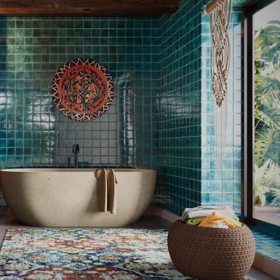 Merola Tile Menorca Amun 4" x 4" Ceramic Wall Tile