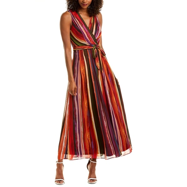 surplice dress maxi