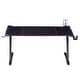 preview thumbnail 10 of 10, Hendrix Modern Black 67-inch Steel Computer Desk with USB by Furniture of America