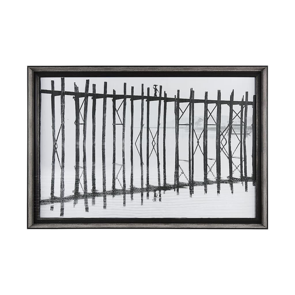 U Bein Bridge Framed Art Print